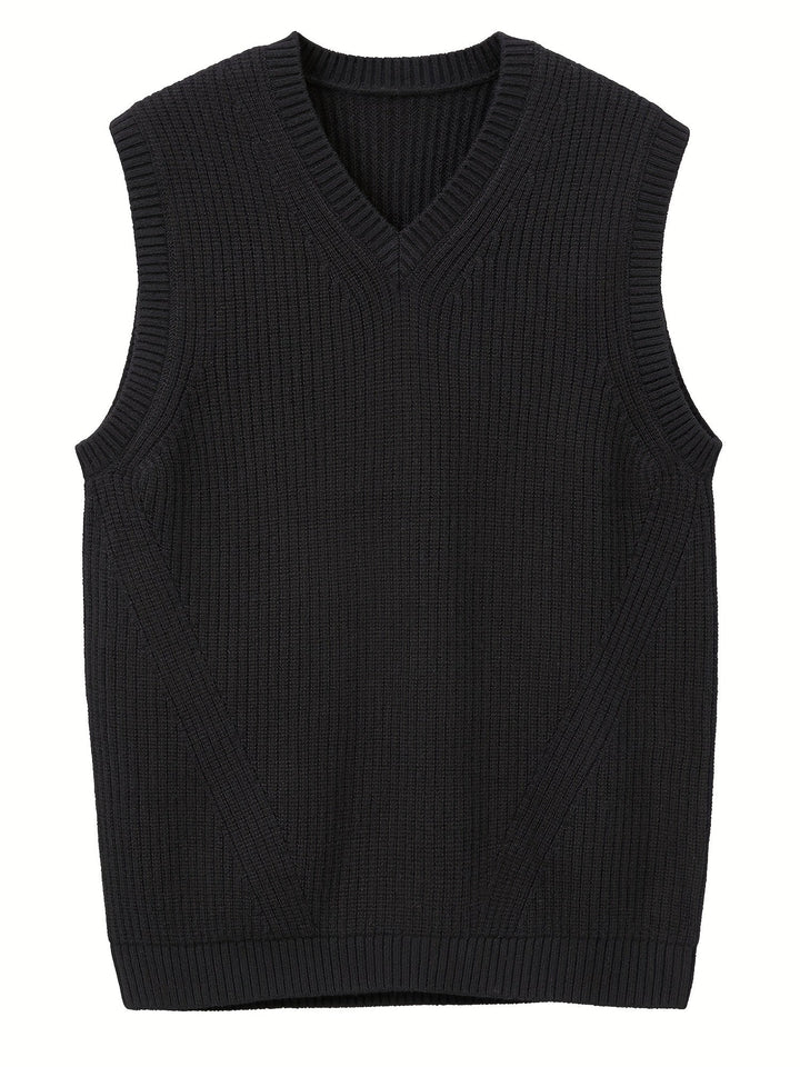 Ellis | Klassieke V-hals Sweater Vest