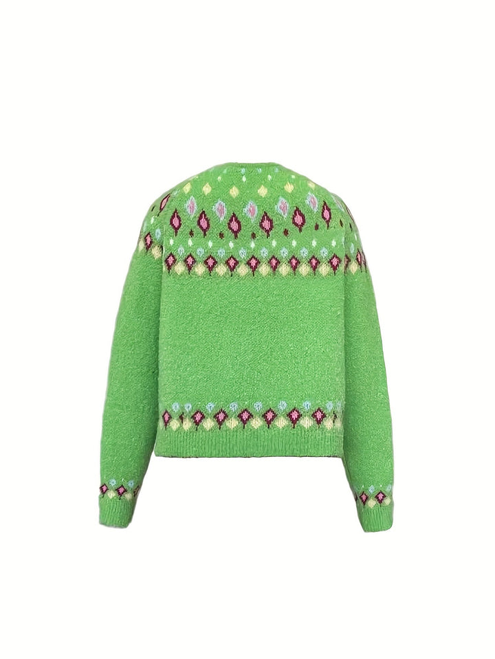 Esme | Nordic Geprinte Cardigan
