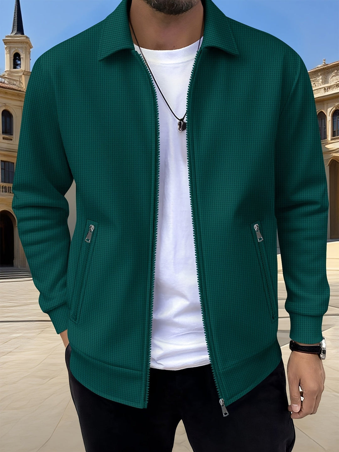 Cameron | Textured Zip Jast