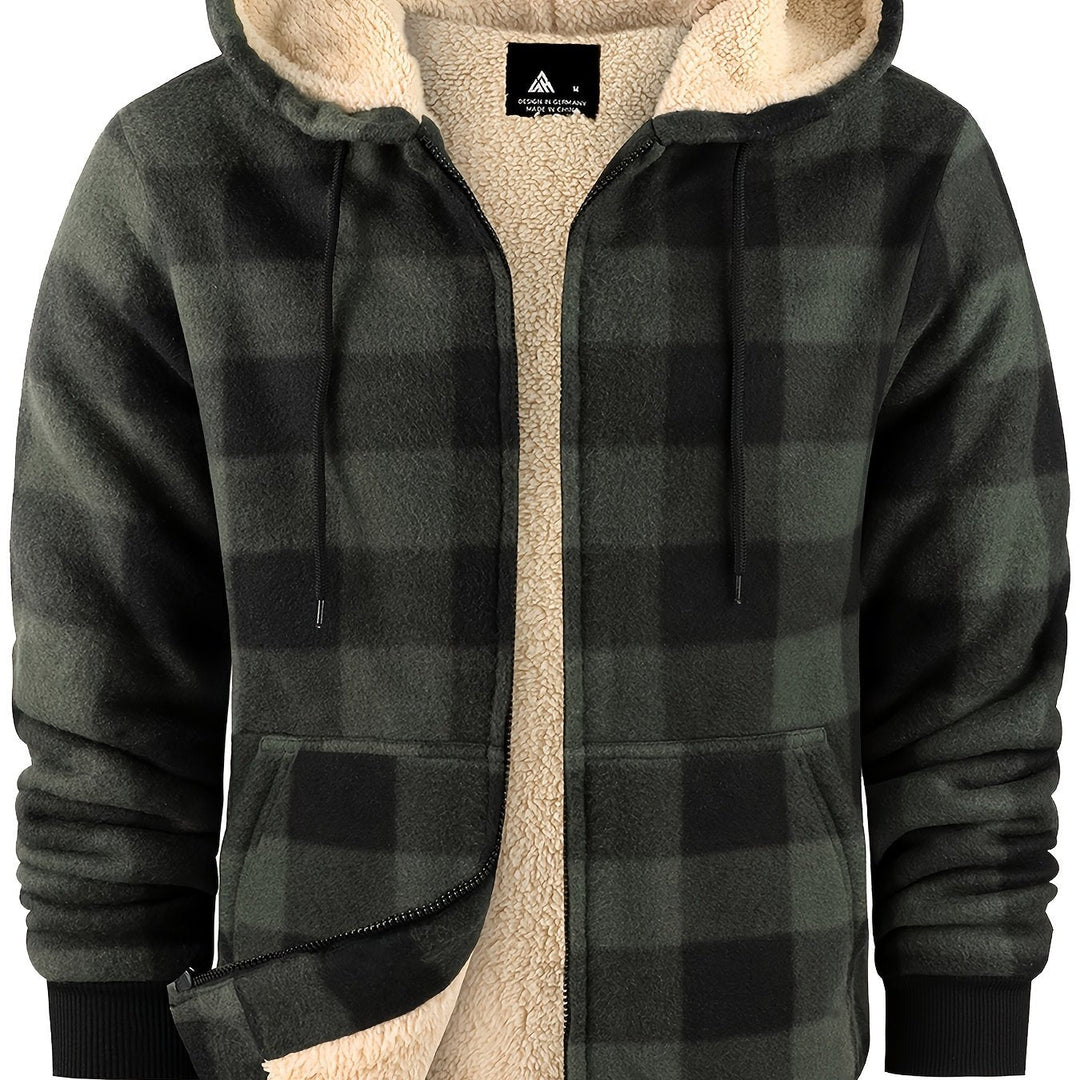 Declan | Gezellige Hooded Zip-Up Jast