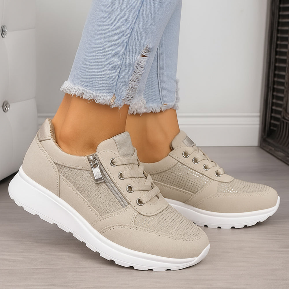 Comfortabele Sneakers Met Lichtgewicht Zool Voor Dames