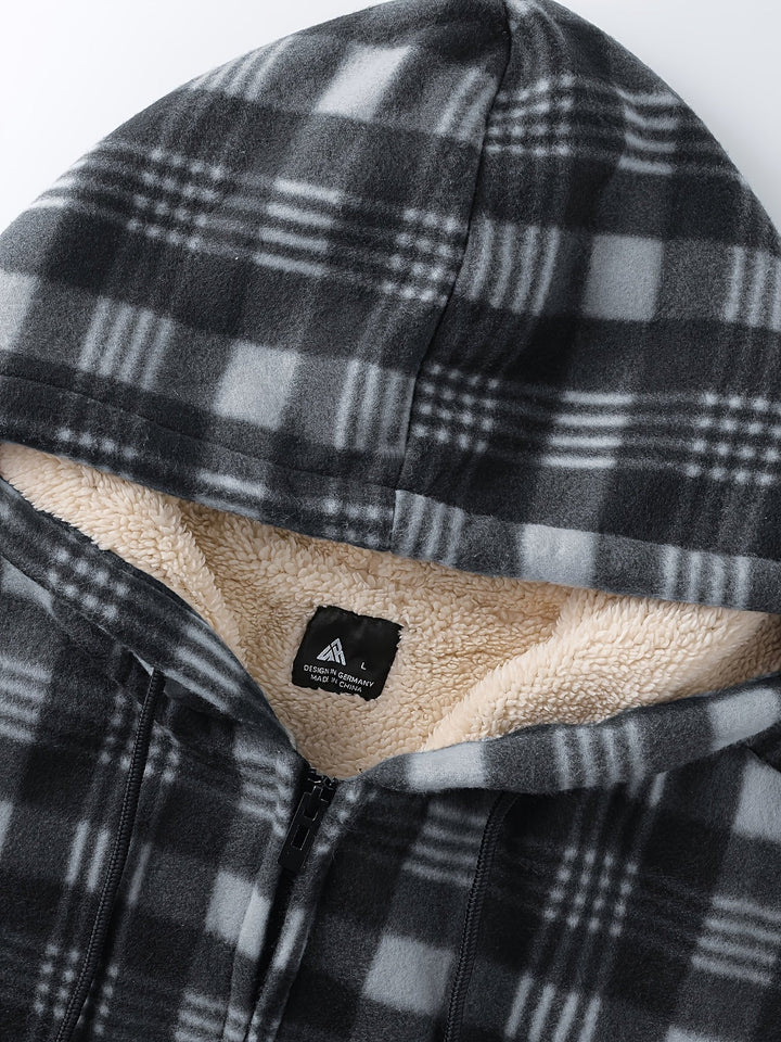 Declan | Gezellige Hooded Zip-Up Jast