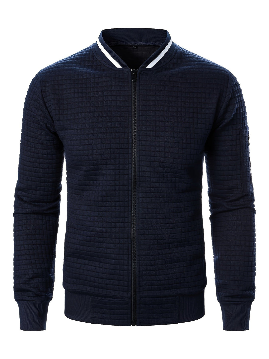 Raymond | Textured Zip-Up Bomberjack