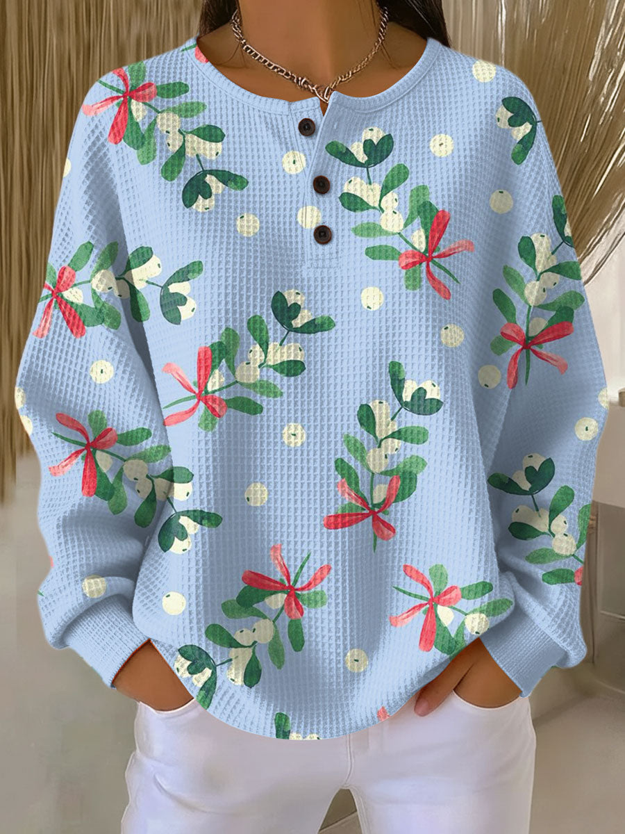 Rikke | Zachte trui met kerstmotief