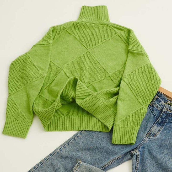 Charlotte – Stijlvolle High-Neck Pullover