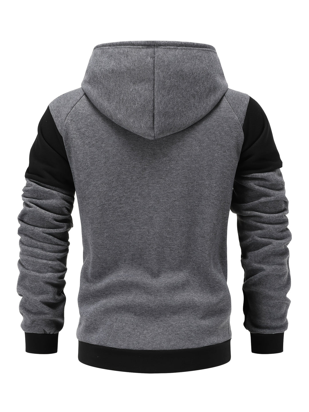 Bryce | Kleurblok Rits-Hoodie Jas