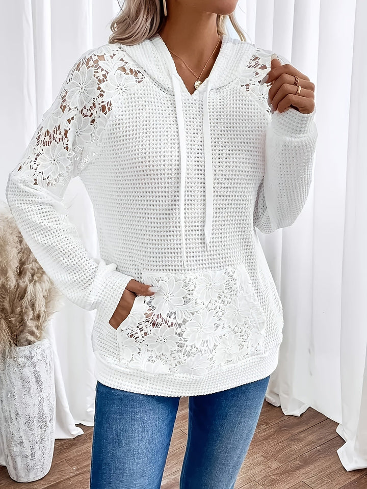 Linnea | Bloemengetrimde Hoodie