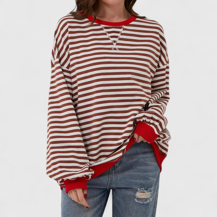 GRACE – OVERSIZED GESTREEPTE TRUI