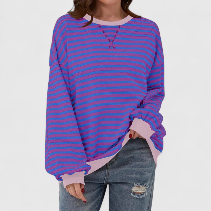 GRACE – OVERSIZED GESTREEPTE TRUI