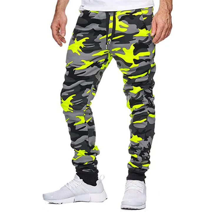 Alexandra | Heren joggerbroek met trekkoord en camouflagepatroon