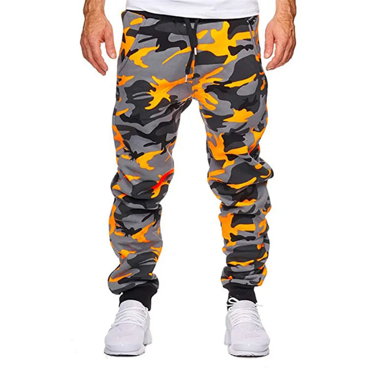 Alexandra | Heren joggerbroek met trekkoord en camouflagepatroon