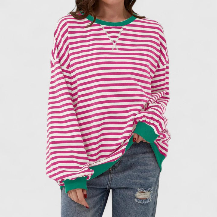 GRACE – OVERSIZED GESTREEPTE TRUI