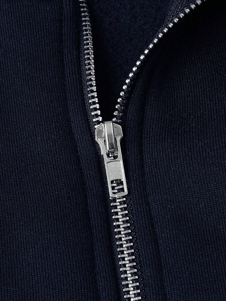 Heren Classic Half-Zip Pullover Trui