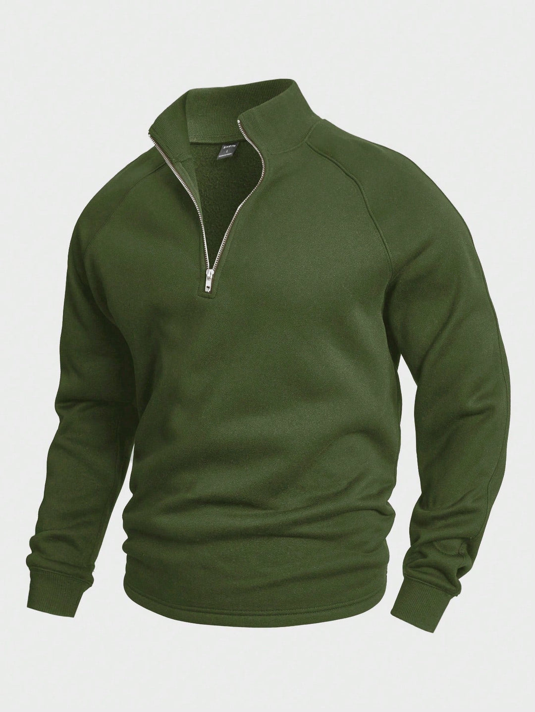 Heren Classic Half-Zip Pullover Trui