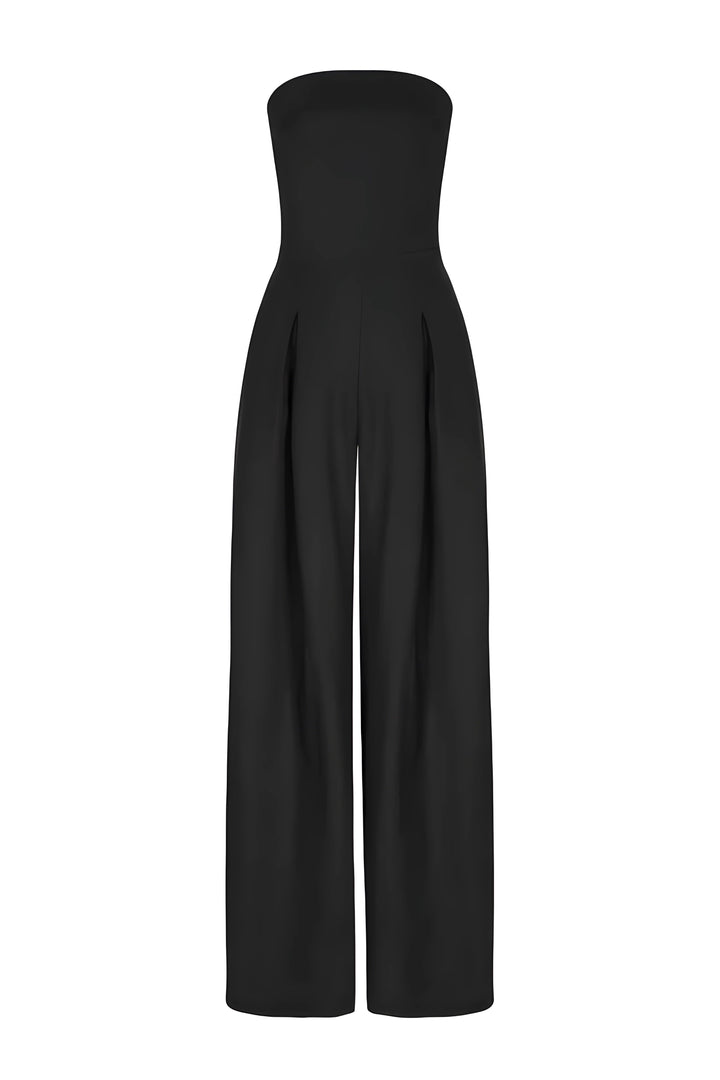 Viola - Elegante strapless jumpsuit