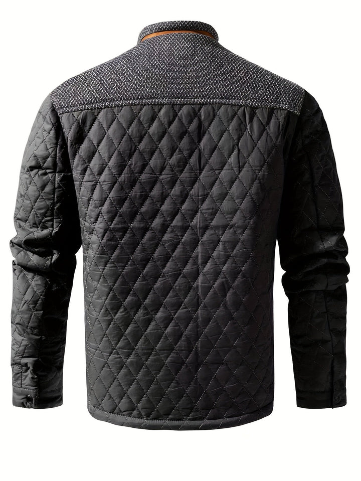 Gideon | Gequilted Staande Kraag Jast