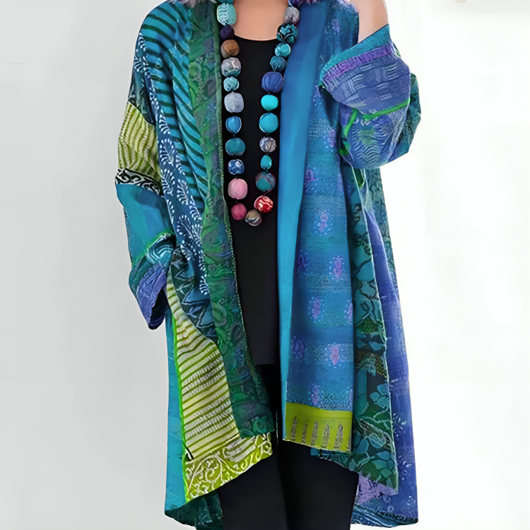 EUNICE – BOHEMIAANS PATCHWORK KIMONO