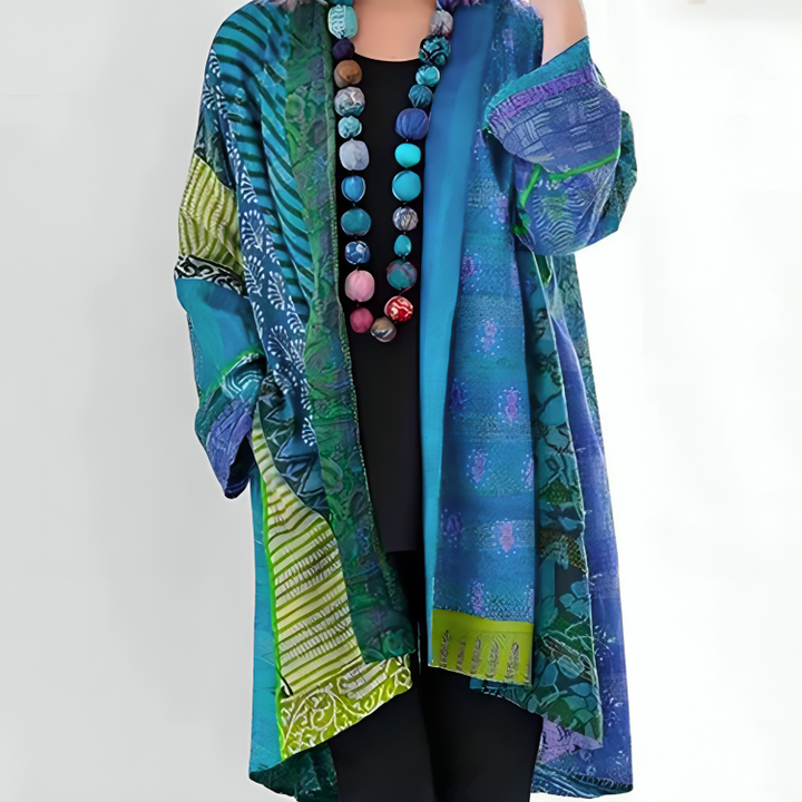 EUNICE – BOHEMIAANS PATCHWORK KIMONO