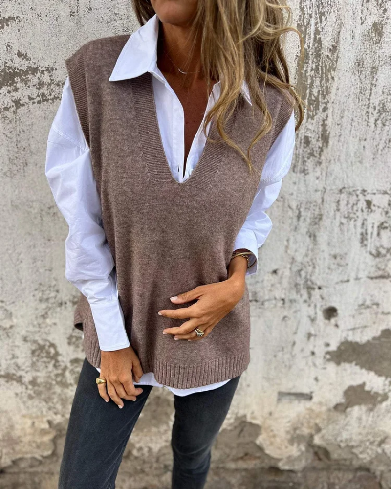 NUSA - Premium Gebreide Sweater Vest