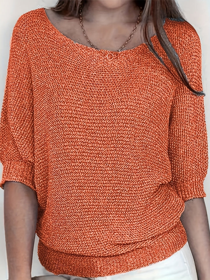 Lena | Relaxed Open-Knit Trui