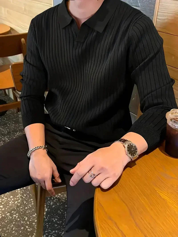 Brit & Boho️ | Geribbelde Trui-Shirt
