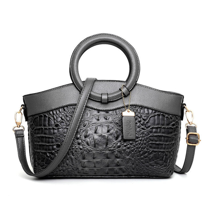 L'Adrienne Geperst Vintage Leren Tas