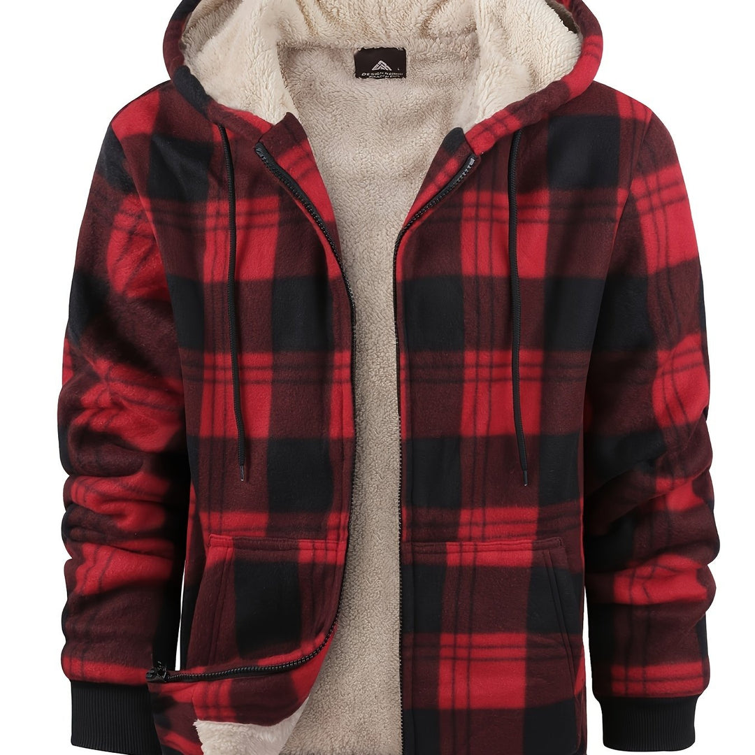 Declan | Gezellige Hooded Zip-Up Jast