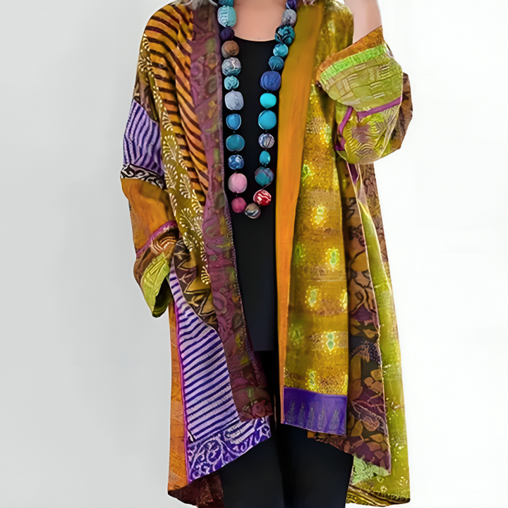 EUNICE – BOHEMIAANS PATCHWORK KIMONO