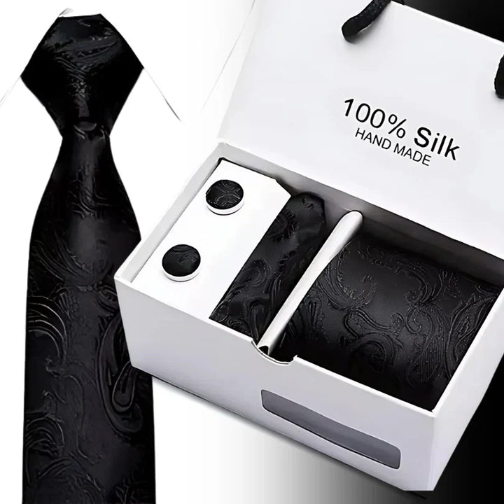 TieBox | Luxe Zijden Stropdas Cadeauset voor Mannen