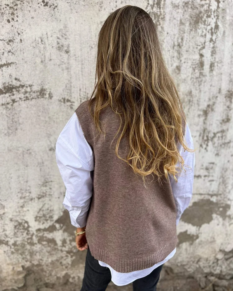 NUSA - Premium Gebreide Sweater Vest