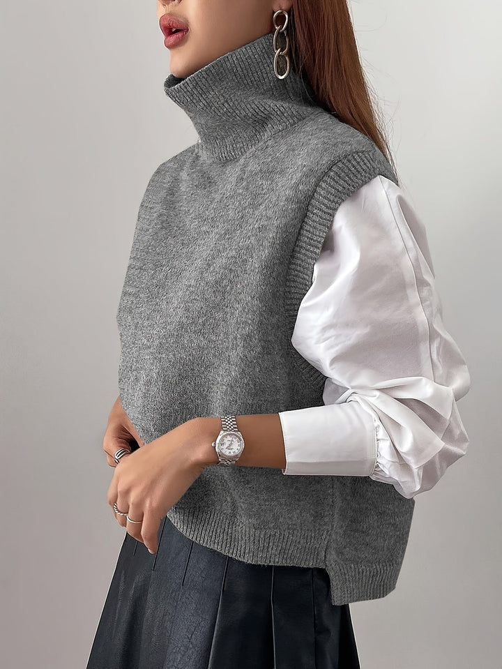 Farrah | Hoge Hals Trui Vest