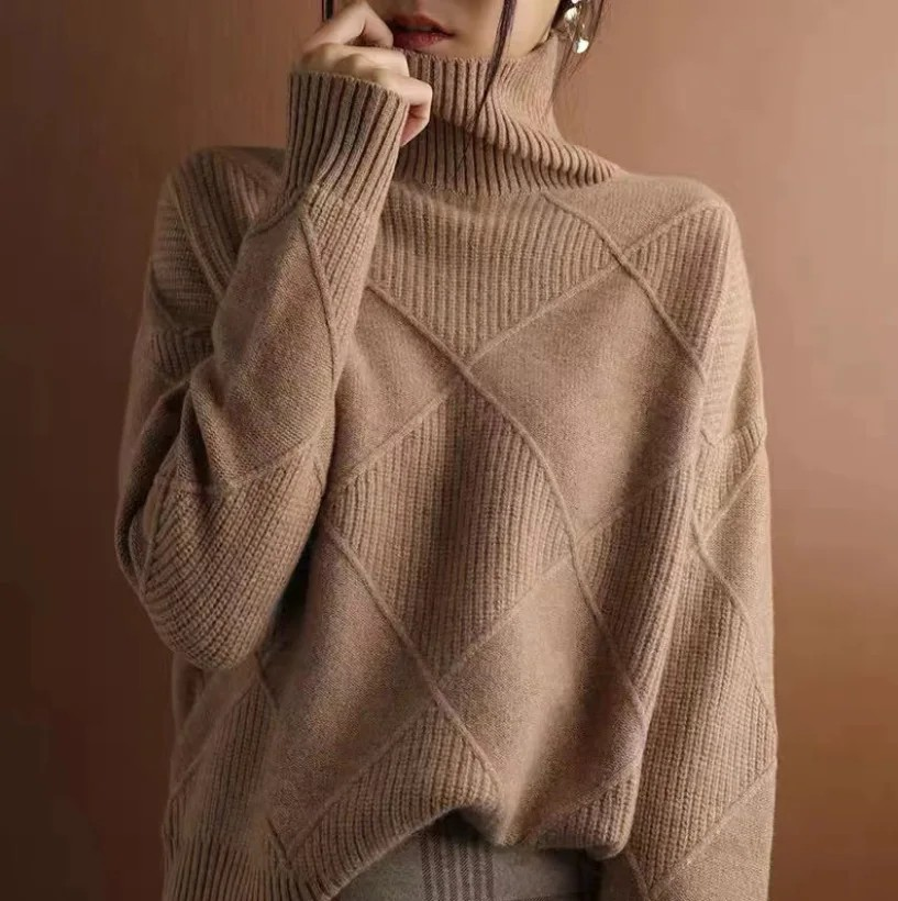 Charlotte – Stijlvolle High-Neck Pullover