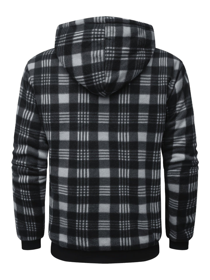 Declan | Gezellige Hooded Zip-Up Jast