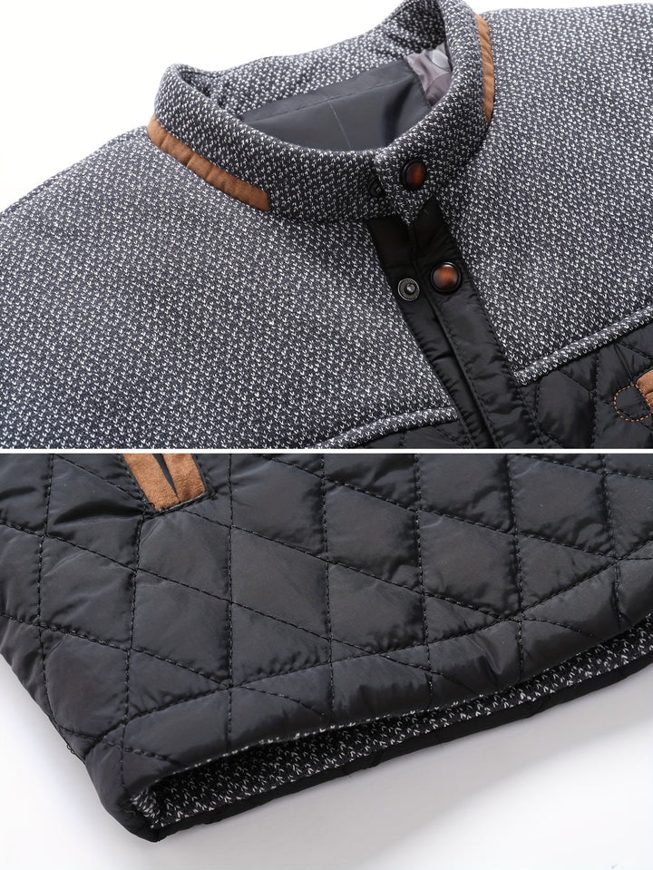 Gideon | Gequilted Staande Kraag Jast