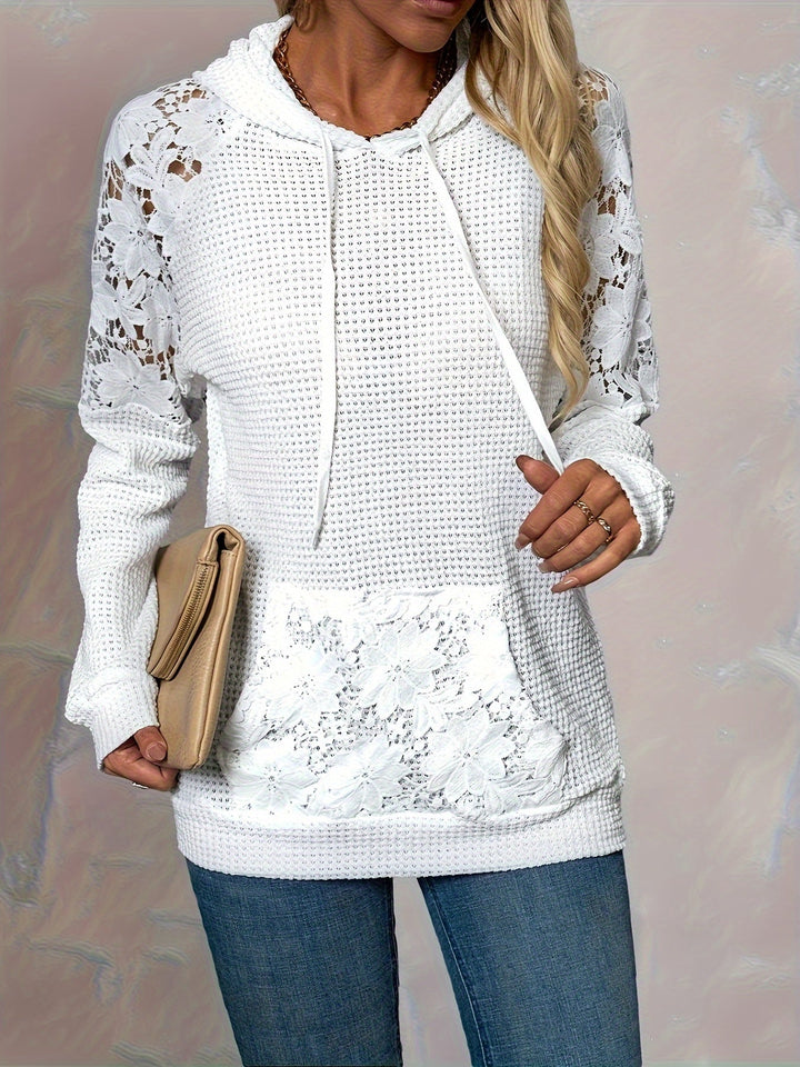 Linnea | Bloemengetrimde Hoodie