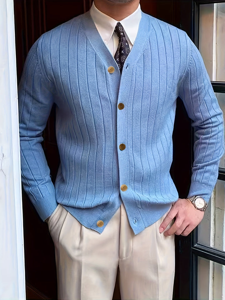 Oliver | Klassieke Knop-Up Cardigan