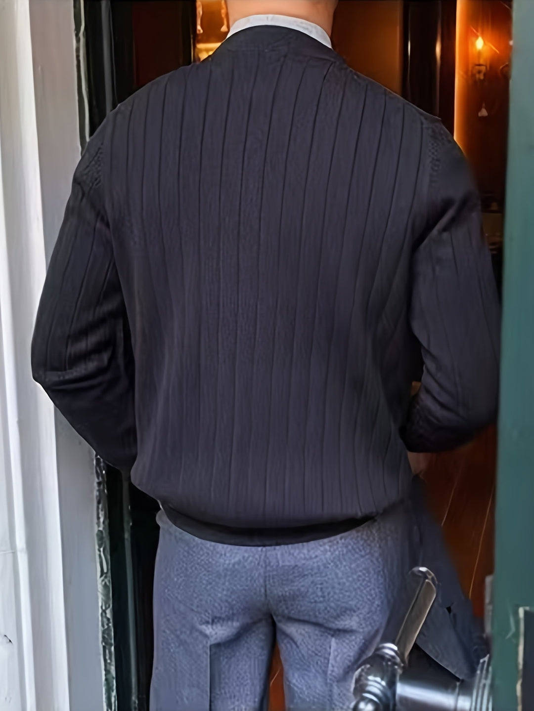 Oliver | Klassieke Knop-Up Cardigan