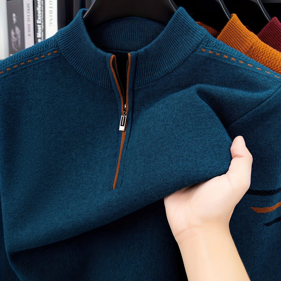 Daniel | Half-Zip Gebreide Trui