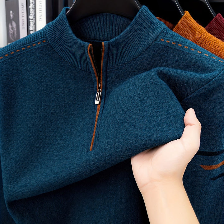 Daniel | Half-Zip Gebreide Trui