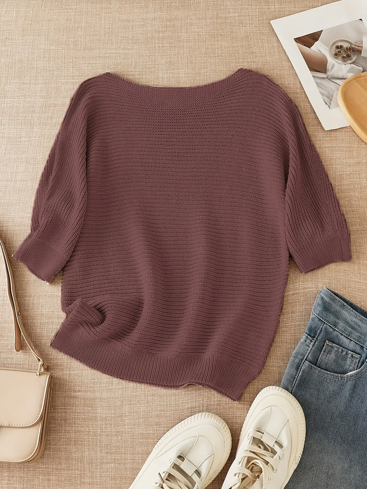 Lena | Relaxed Open-Knit Trui