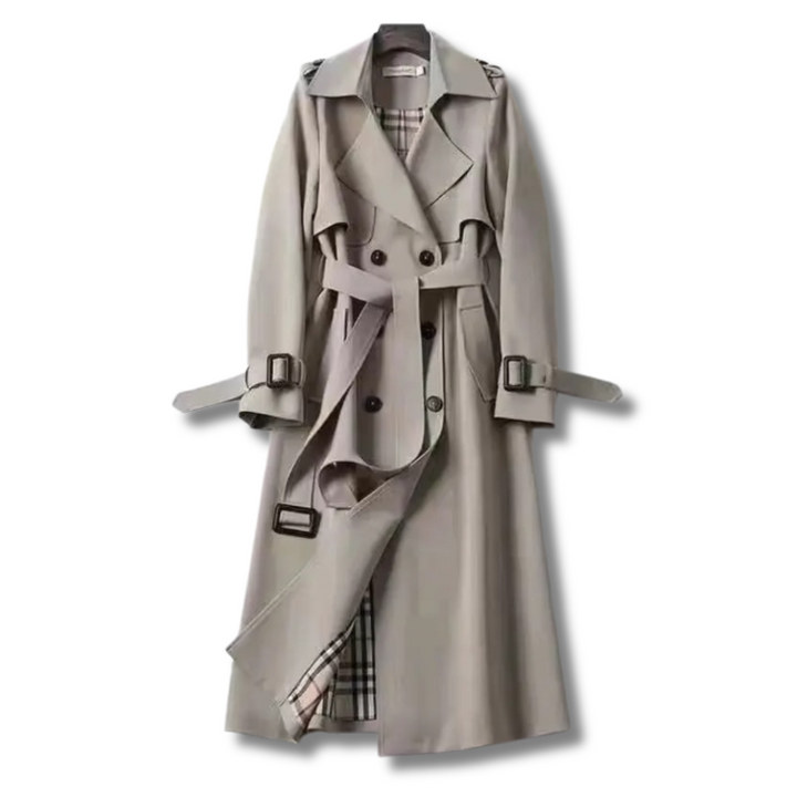 Amoura - Tijdloze Belted Trench Coat
