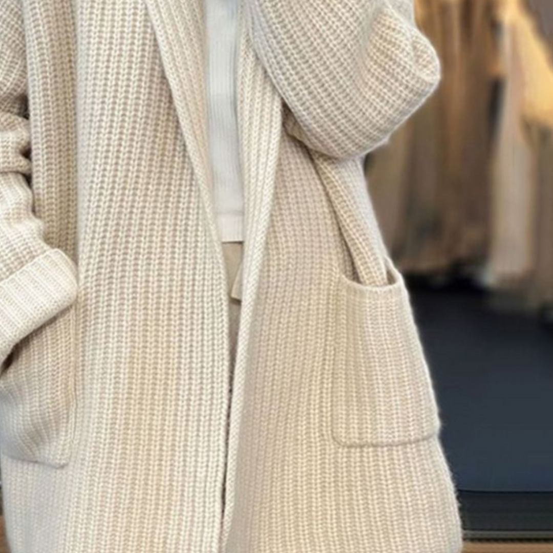 Dames Cardigan Oversized Open Voorkant
