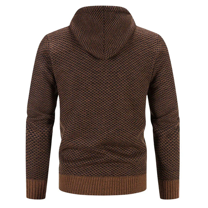Heren Hoodie Casual Zip-Up Brei Cardigan