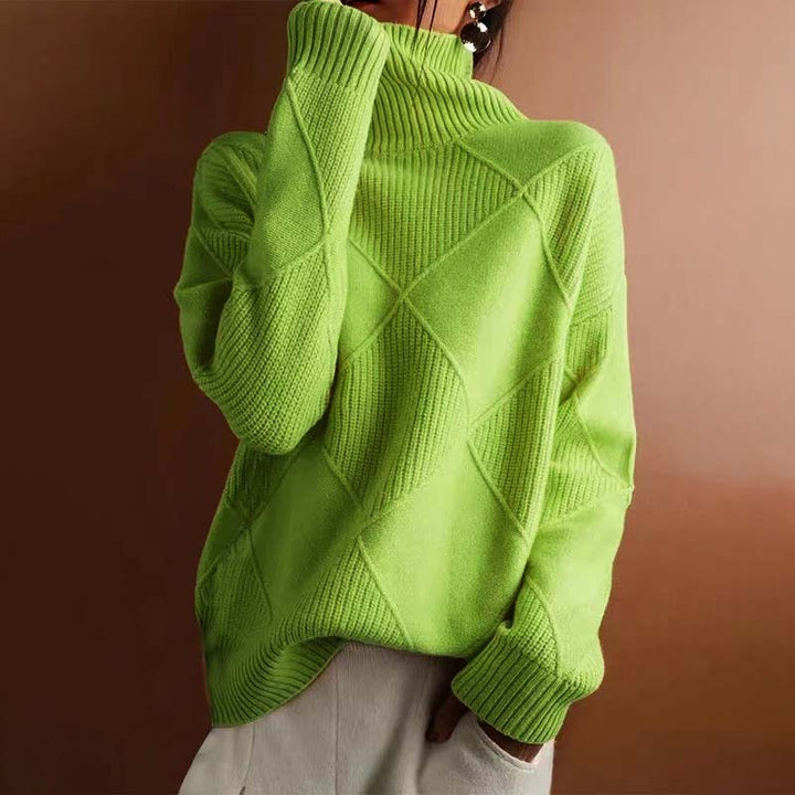 Charlotte – Stijlvolle High-Neck Pullover