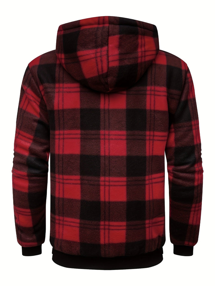 Declan | Gezellige Hooded Zip-Up Jast