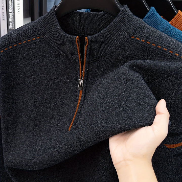 Daniel | Half-Zip Gebreide Trui