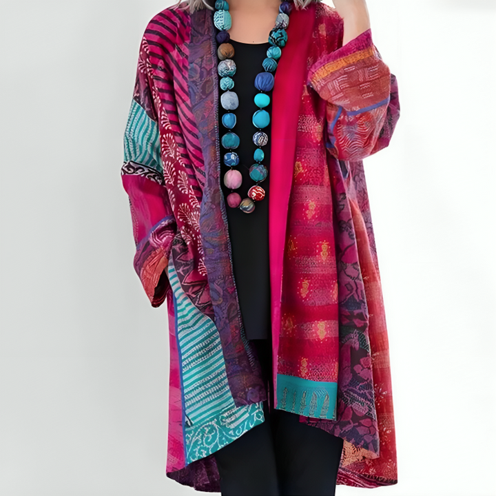 EUNICE – BOHEMIAANS PATCHWORK KIMONO