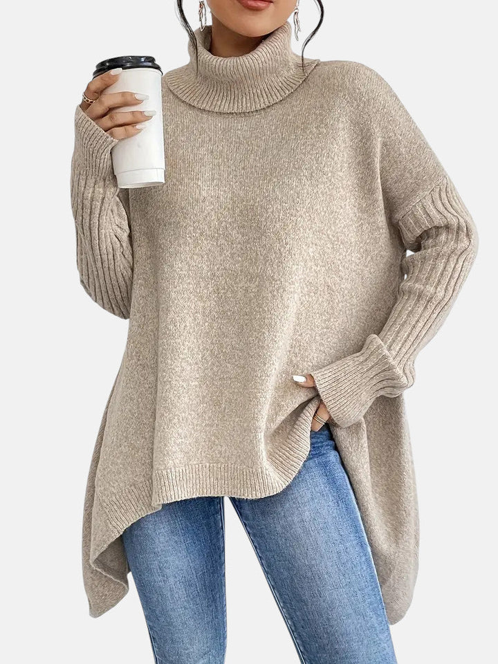 BRIGITTE – LONG TURTLENECK SWEATER