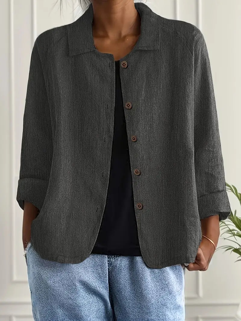 CHARLIE – RELAXED BUTTON-UP JACKET