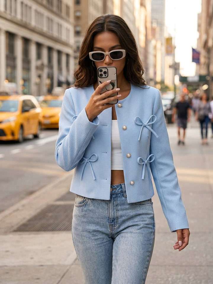 Odette | Cropped Jast met Strikdetail